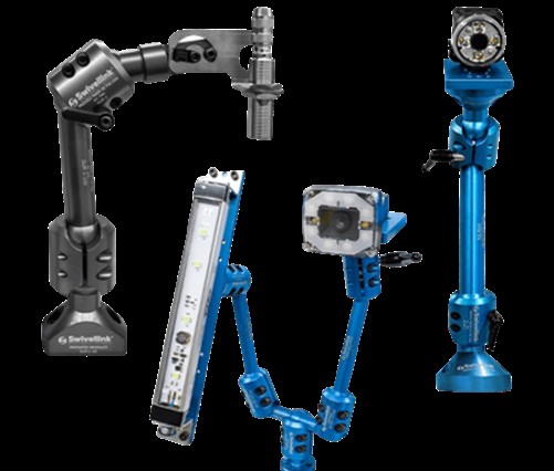 Mounting system for camera and lighting - universal, simple, fast and safe